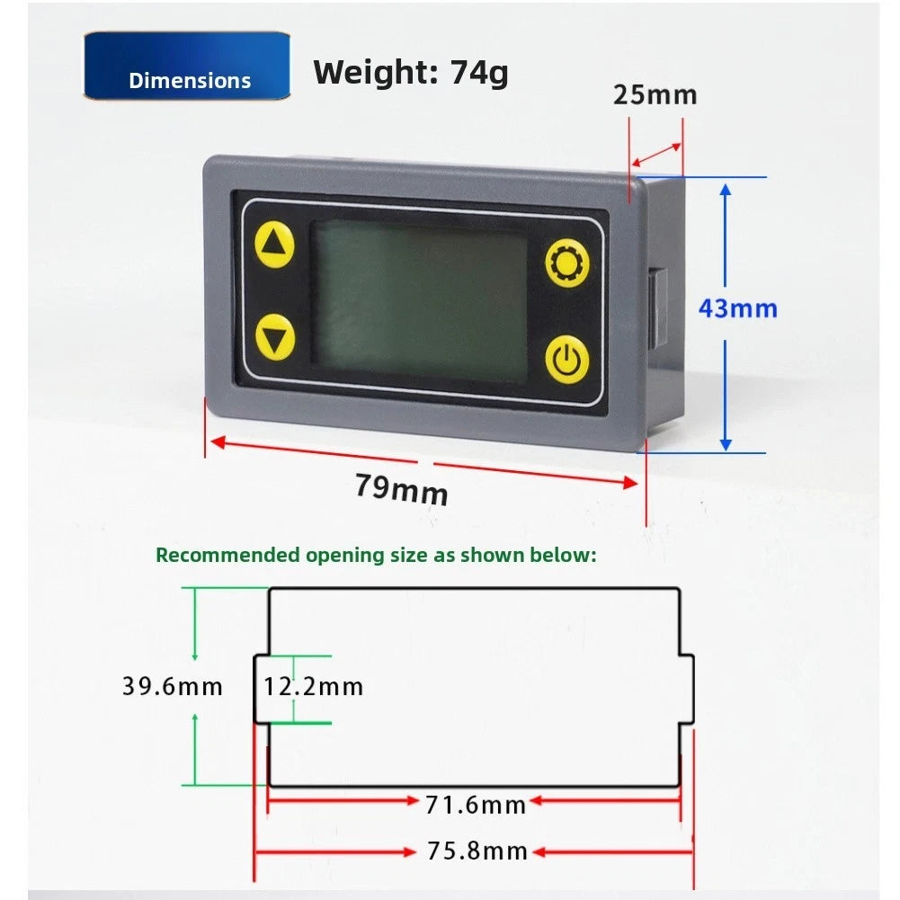 10A Battery Coulomb Meter for UPS Systems (10V-110V)