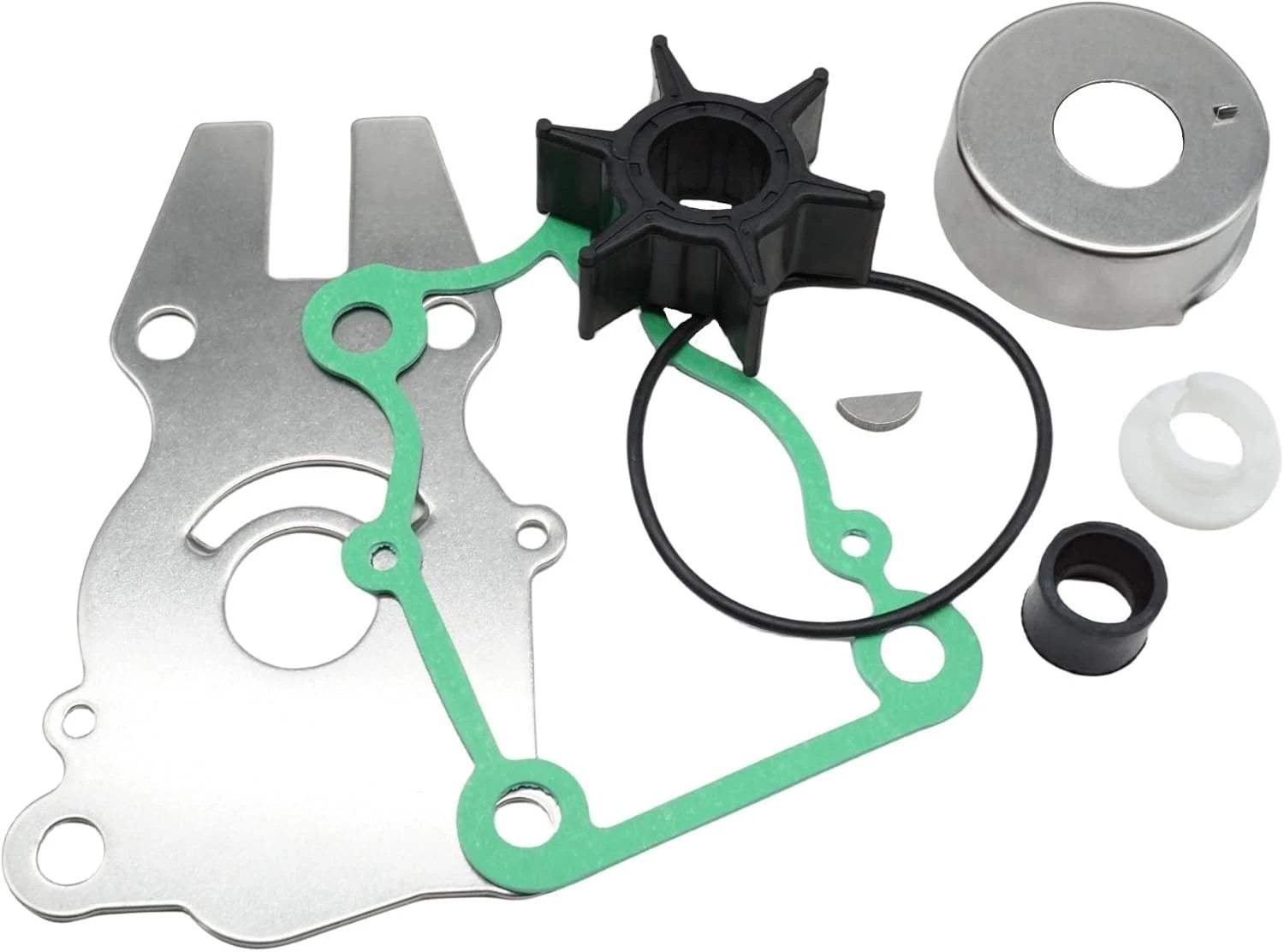Water Pump Impeller Repair Kit for Yamaha F40/F50/F60hp (63D-W0078-01-00)
