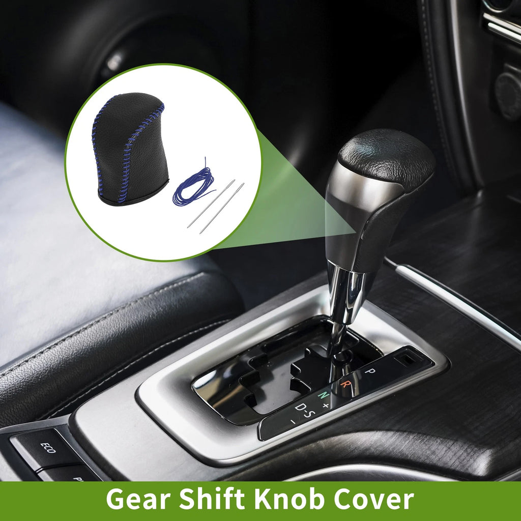 Gear Shift Knob Cover Replacement for Lexus NX300 (2014–2021) Pebbled Black Blue