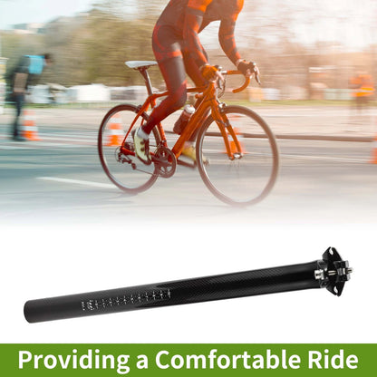 Bike Suspension Seatpost 31.6x350mm Replacement for Carbon Fiber Saddle Post