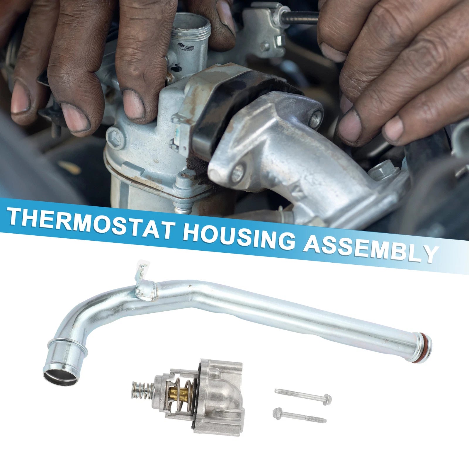 Engine Coolant Thermostat Housing Assembly for Buick LaCrosse (2017–2019)