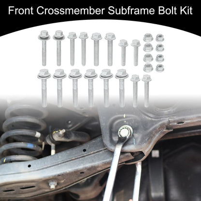 Set of 4 Front Crossmember Subframe Bolts No.68211659AA for Dodge Caliber (2007–2012)
