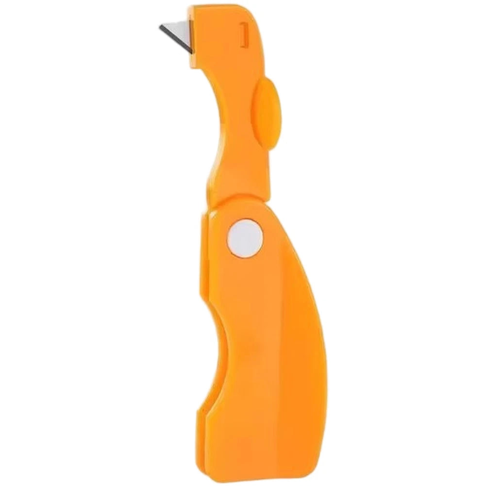 Set of 4 Folding Citrus Peelers with Stainless Steel Blade for Multi Fruit Use