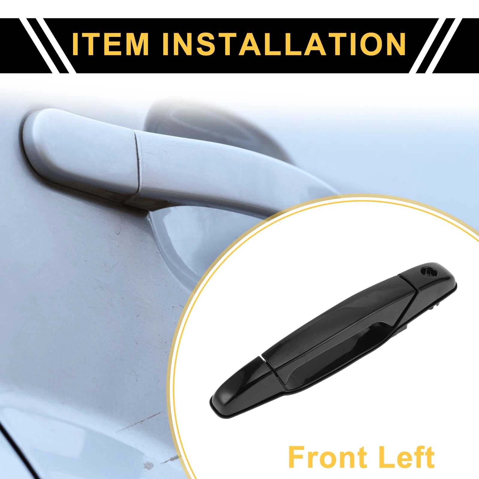 Front Left Exterior Door Handle Replacement for Cadillac Escalade (2007–2013)