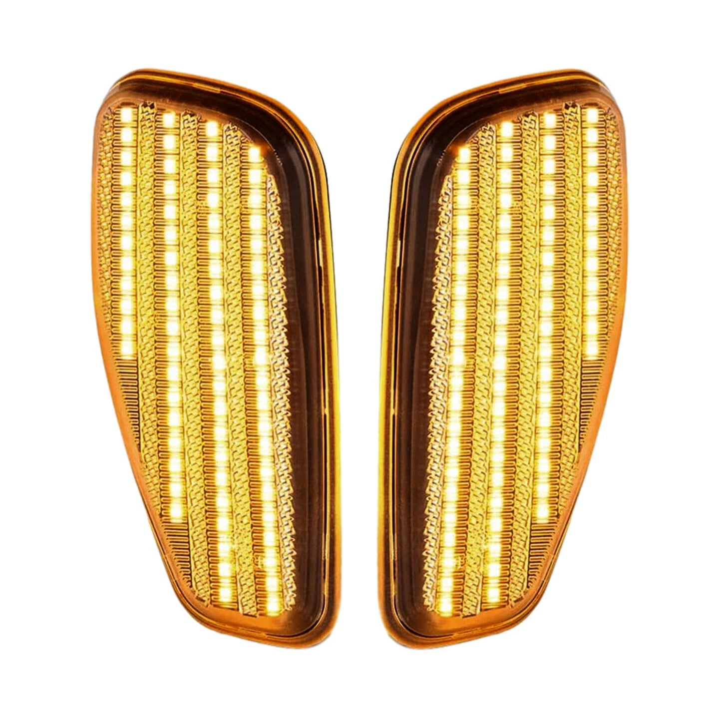 2X Clear Lens LED Amber Side Marker Lights for Jeep Renegade (2015–2022)