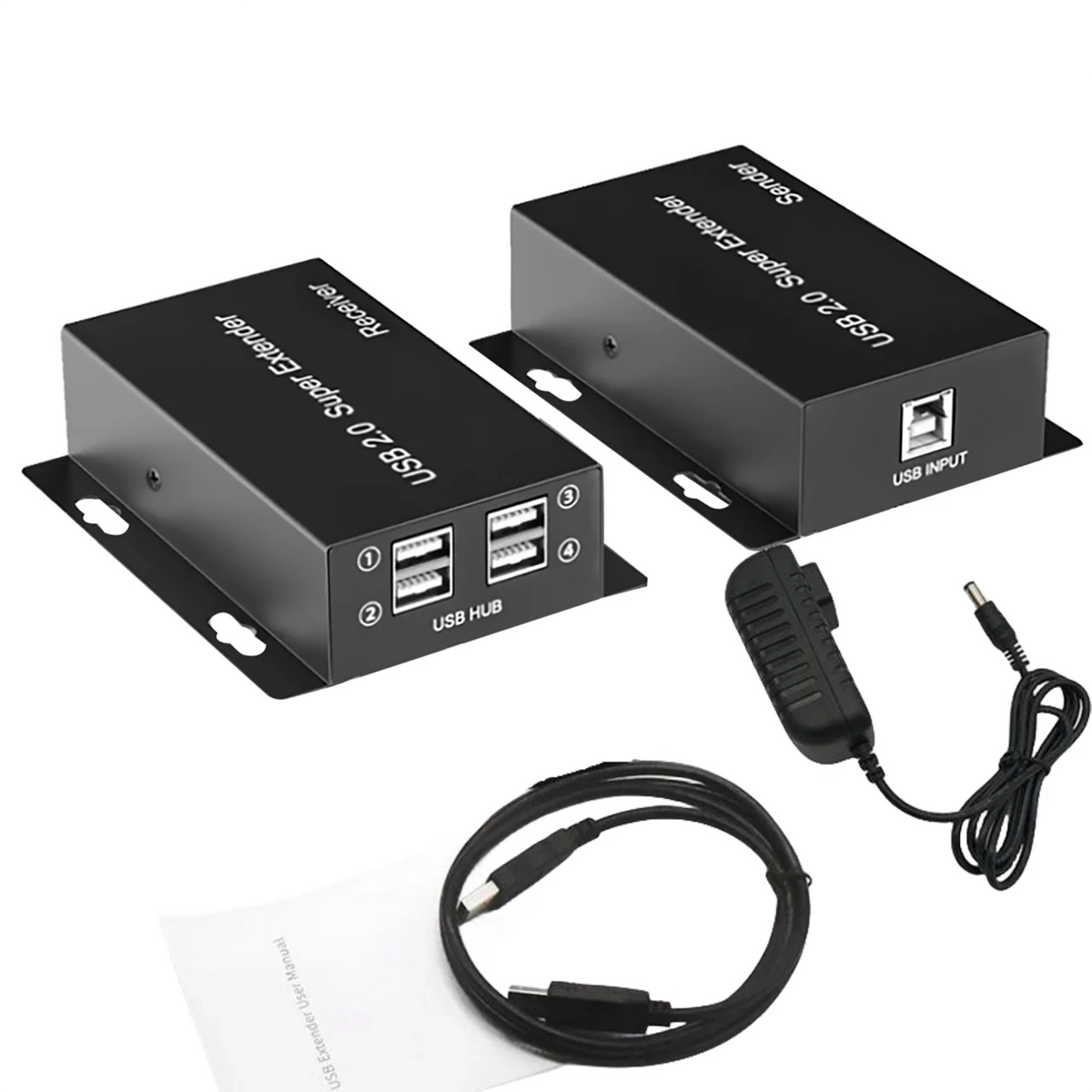 50M USB2.0 Network Cable Extender Over Ethernet RJ45 Cat5e/6/7