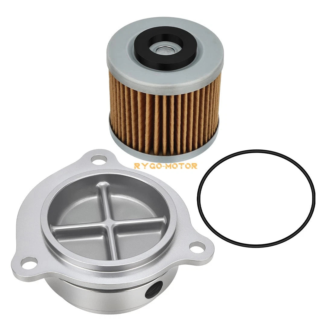 Oil Filter Set with Cover & O-Ring for Yamaha V Star 1100 (1999–2009)