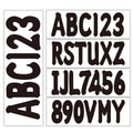 Set of 4 Boat Hull Identification Registration Kits A-Z & 0-9 for Marine Vehicle