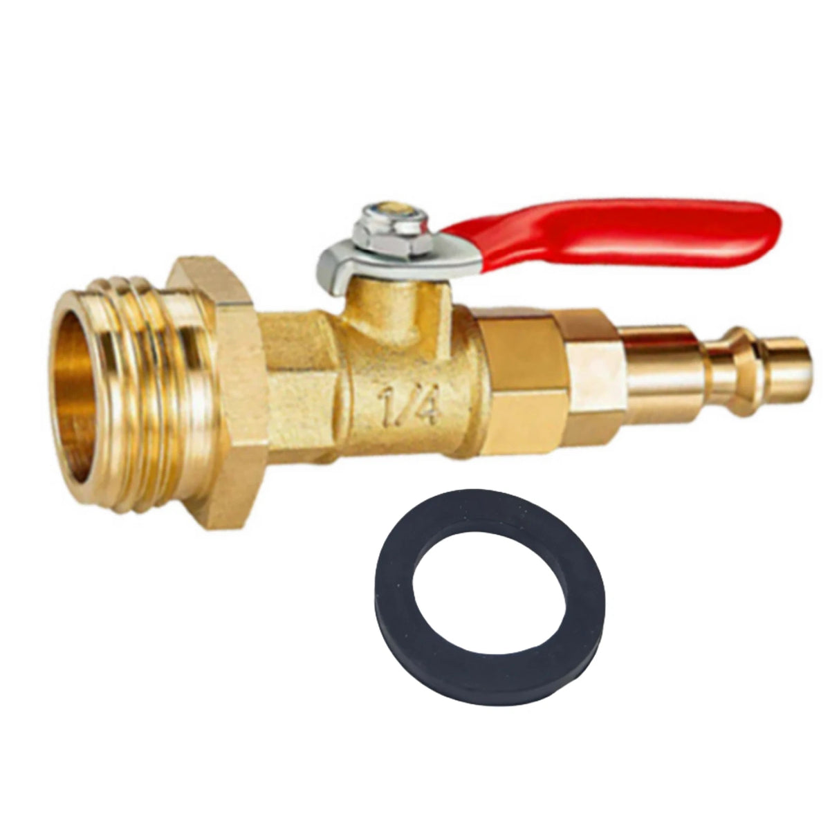 Brass Winterize Blowout Adapter for Quick Connect Plug (1 PC)
