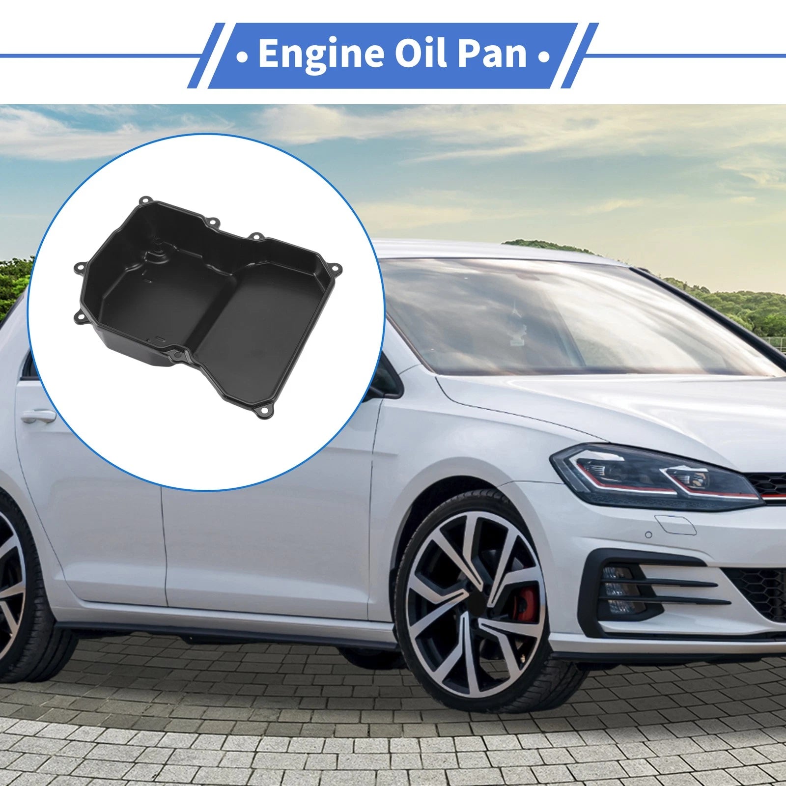 Engine Oil Pan Replacement for Volkswagen Passat 2006–2010 Aluminum Alloy