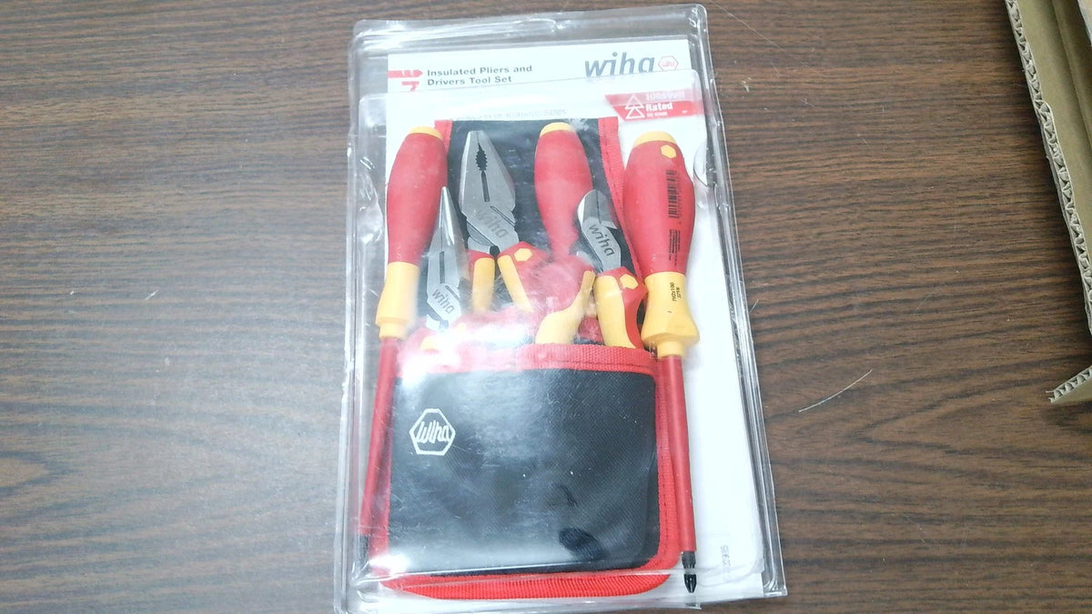 7 Piece Insulated Pliers and Screwdriver Set for Wiha 32985