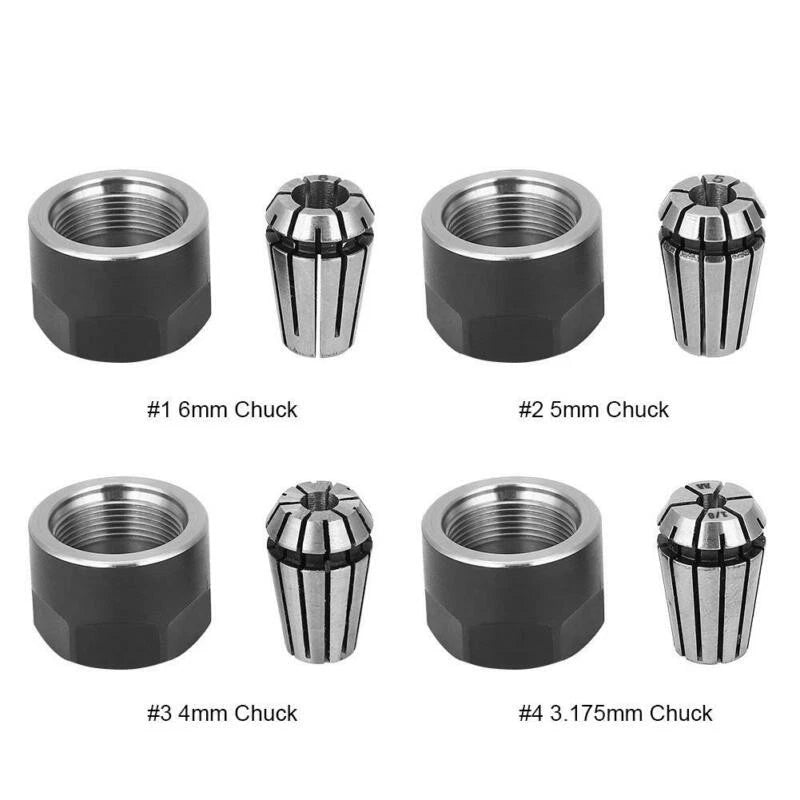 ER11 Chuck Collets Clamping Nut for CNC Milling Engraving Machine