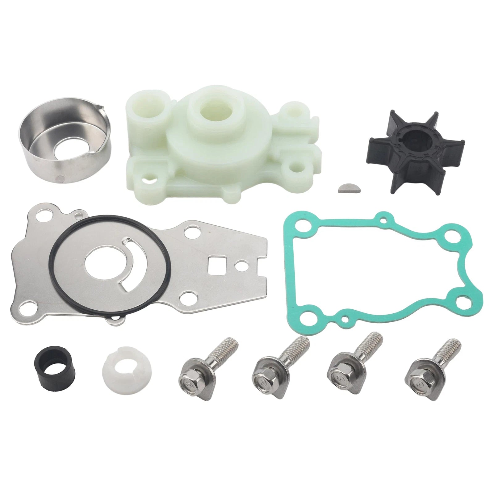 Water Pump Impeller Repair Kit for Yamaha Outboard (66T-W0078-A0, 66TW007800)