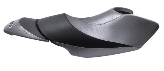 Hydro-Turf Seat Cover for Yamaha FZR (2009–2011) Black Silver CF EM1