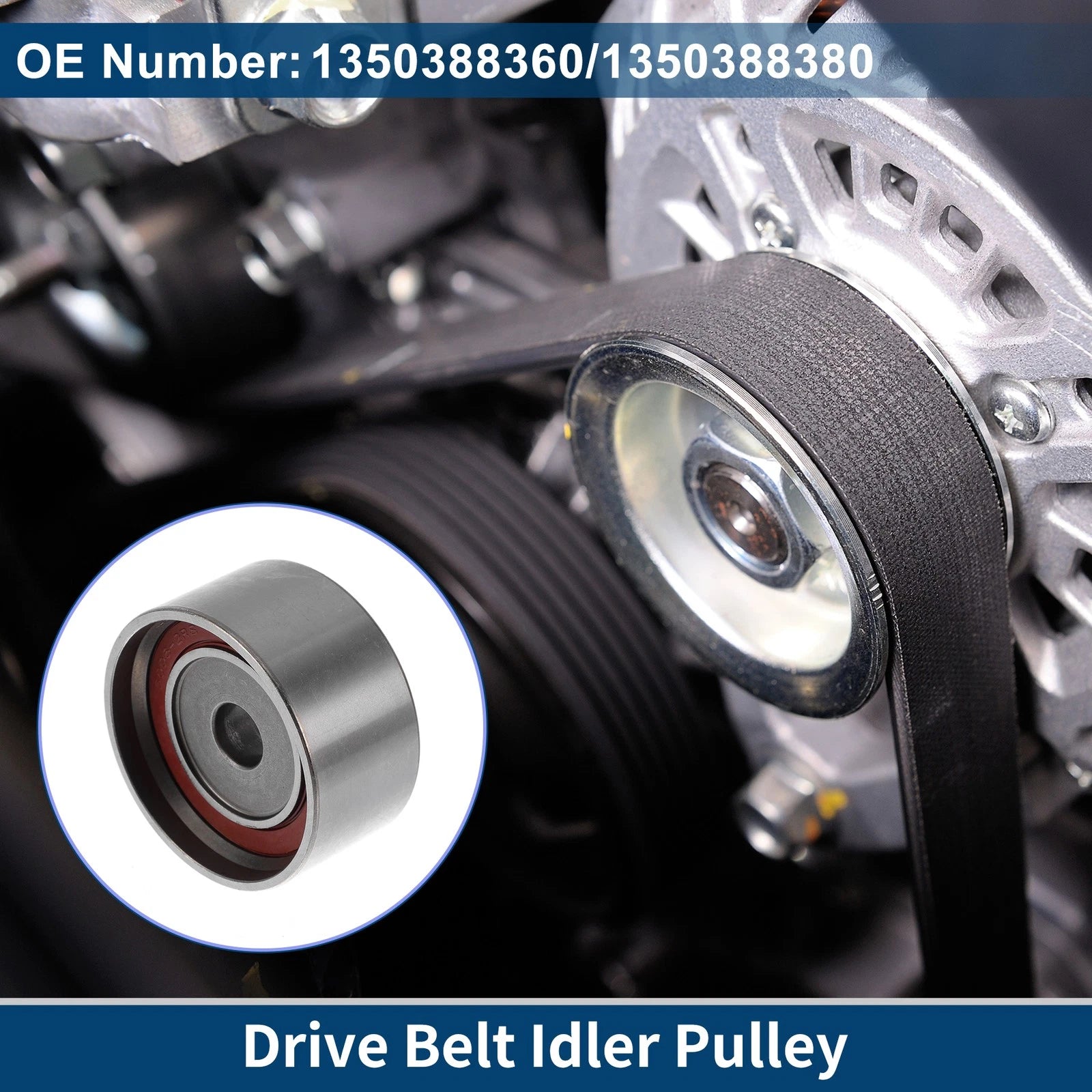 Drive Belt Idler Pulley for Toyota Camry (1987–2001) Replacement