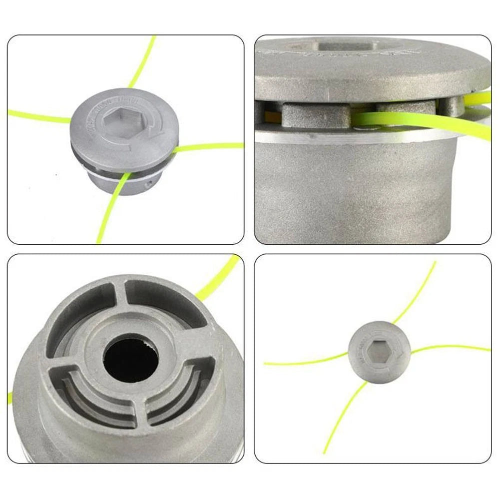 Aluminum Grass Trimmer Head with Bump Spool for Lawn Maintenance Tools