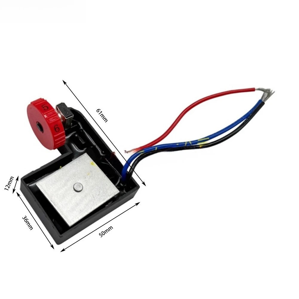 6-Speed Adjustable Controller for 180mm Polishers (ABS Plastic, Metal Mix)