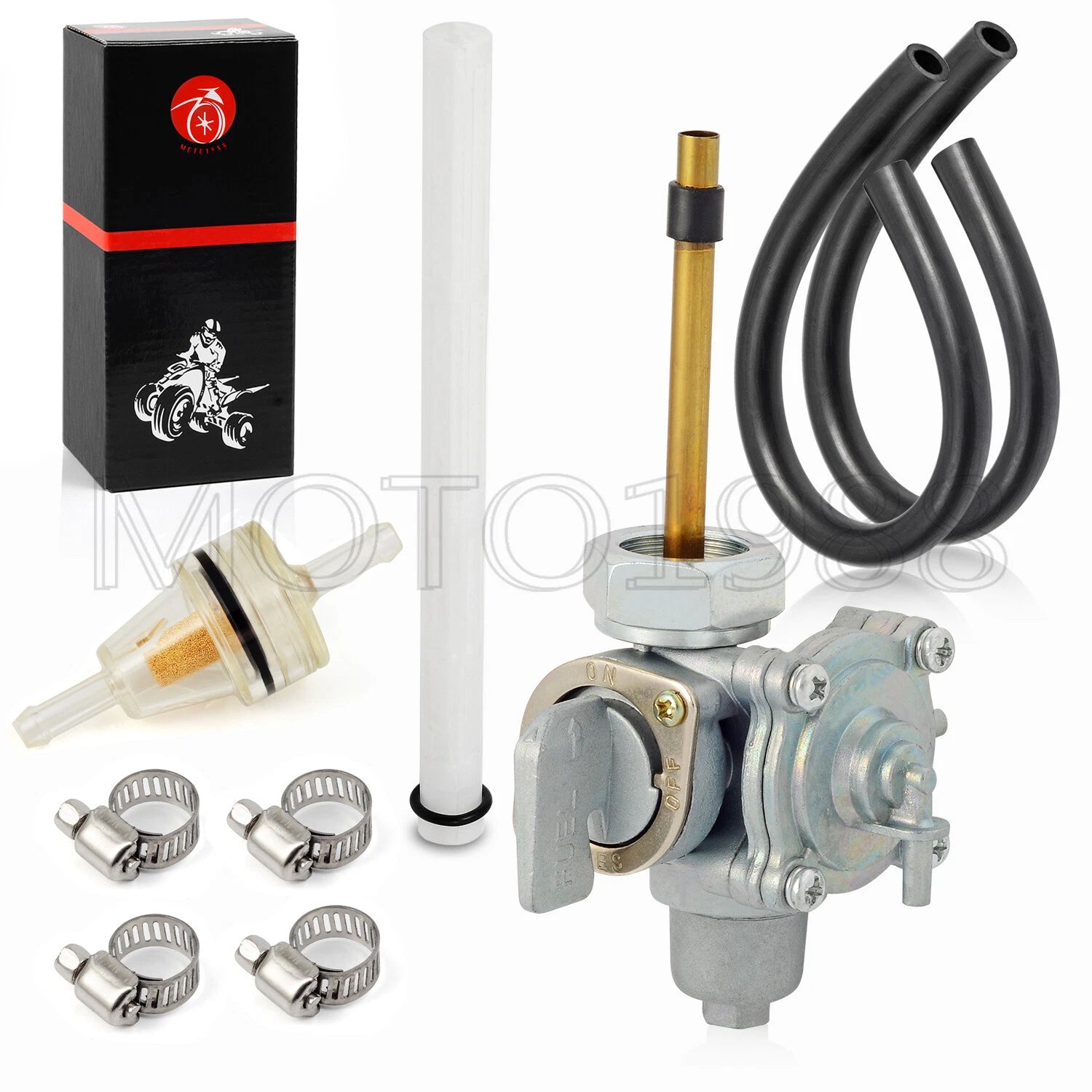 Fuel Valve Petcock with Fuel Line for Honda Nighthawk 750 CB750 (1991–2003)