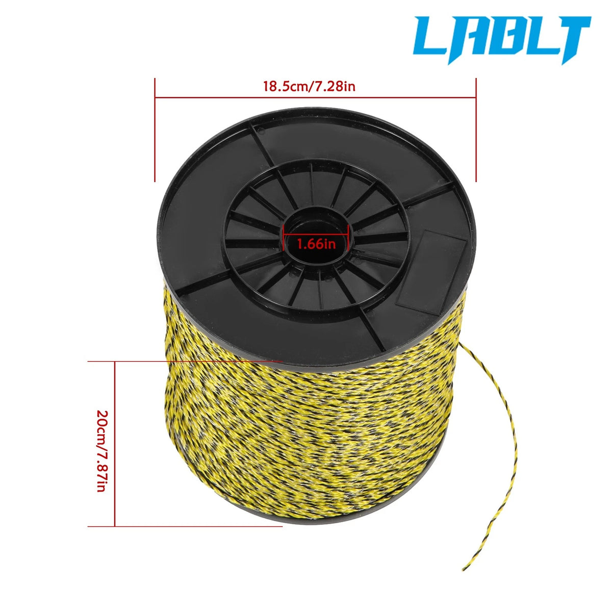Electric Fence Wire 3500ft 1/8 inch Polywire for Livestock