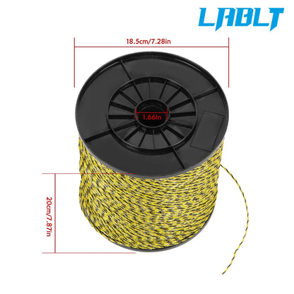 Electric Fence Wire 3500ft 1/8 inch Polywire for Livestock