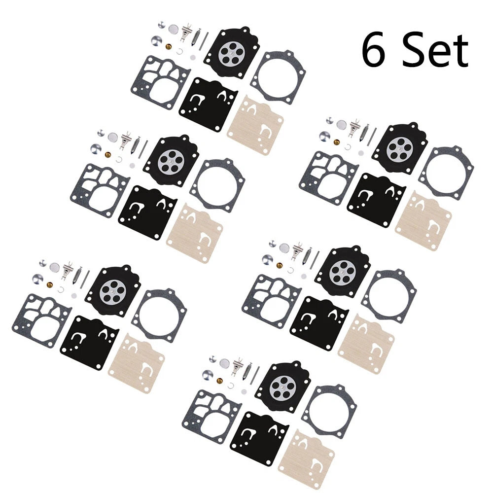 Set of 6 Carburetor Repair Parts for Husqvarna 3120XP 272 268 MS660 Walbro K12-WG