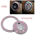 Tape for crystal Sticker Button Car Engine Ignition Chrome Metal
