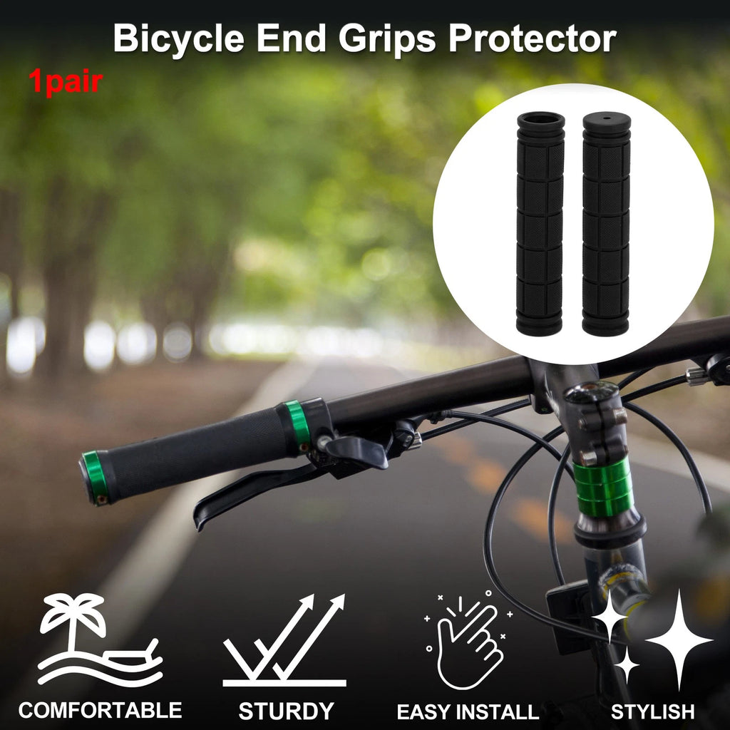 Bike Handlebar Grip Covers 120mm Lightweight MTB End Grips Protector for 1 Pair