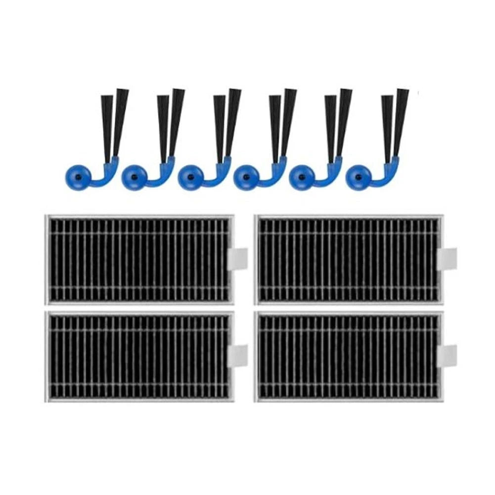 Filter and Brush Kit for Ecovacs X11 (4 Filters + 6 Brushes)