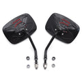 Rear View Side Mirrors for Harley Davidson Eagle Spirit (3D Black)