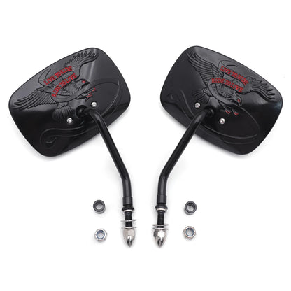 Rear View Side Mirrors for Harley Davidson Eagle Spirit (3D Black)