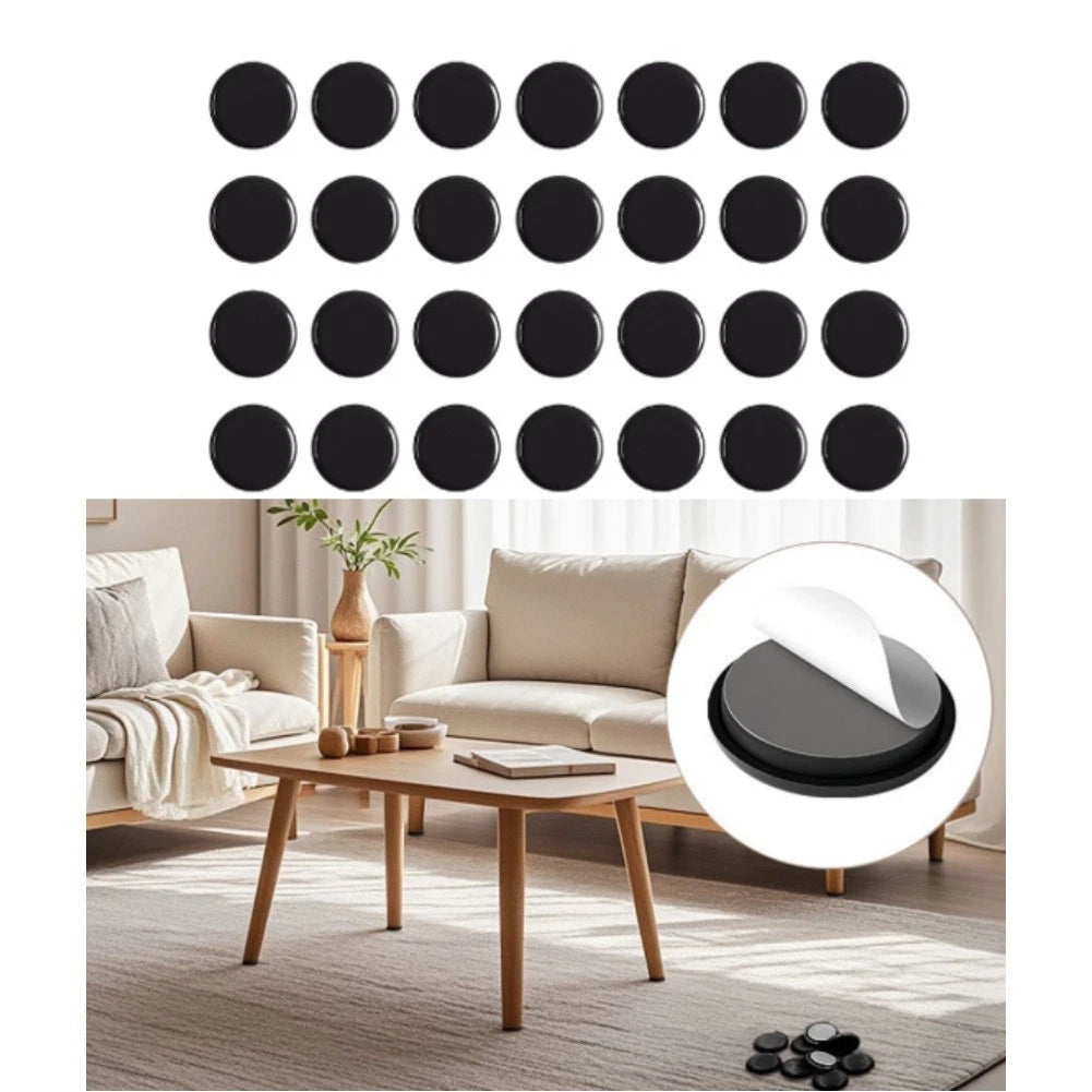 28PCS Self Furniture Pads for Scratch Resistant Noise Reduction