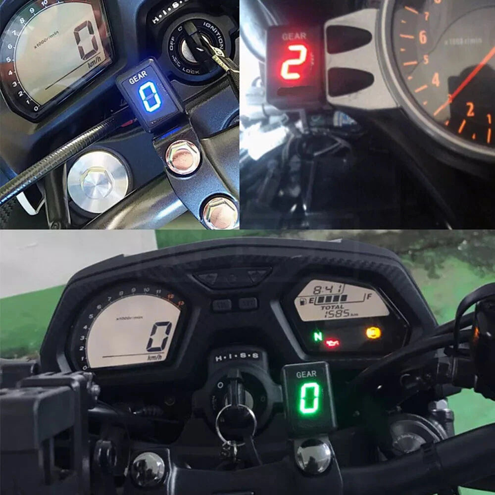 Green LED Speed Gear Display Indicator for Suzuki SV650 DL650 DL1000 (2003–2023)