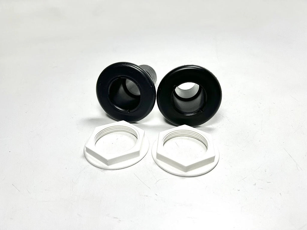 2X Thru Hull 1.5in Black Plastic for TH Marine TH-1500-DP