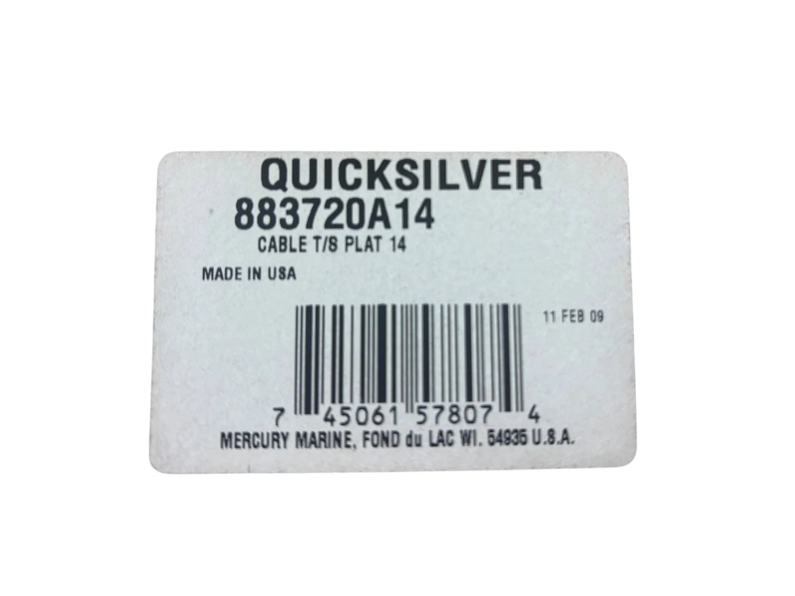 Throttle and Shift Cable 14' for Quicksilver 883720A14