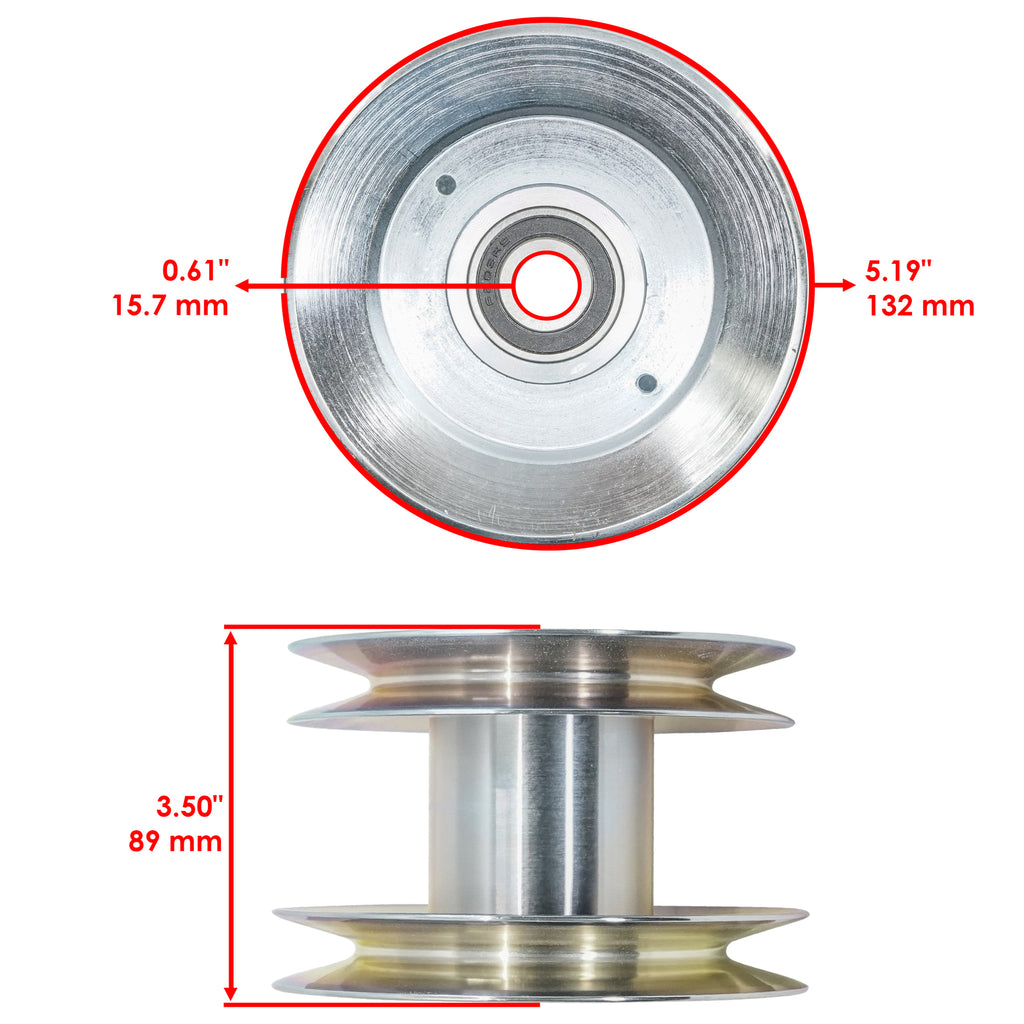 Deck Pulleys Replacement for John Deere 48 Inch 120 140 300 312 (1960–2013)