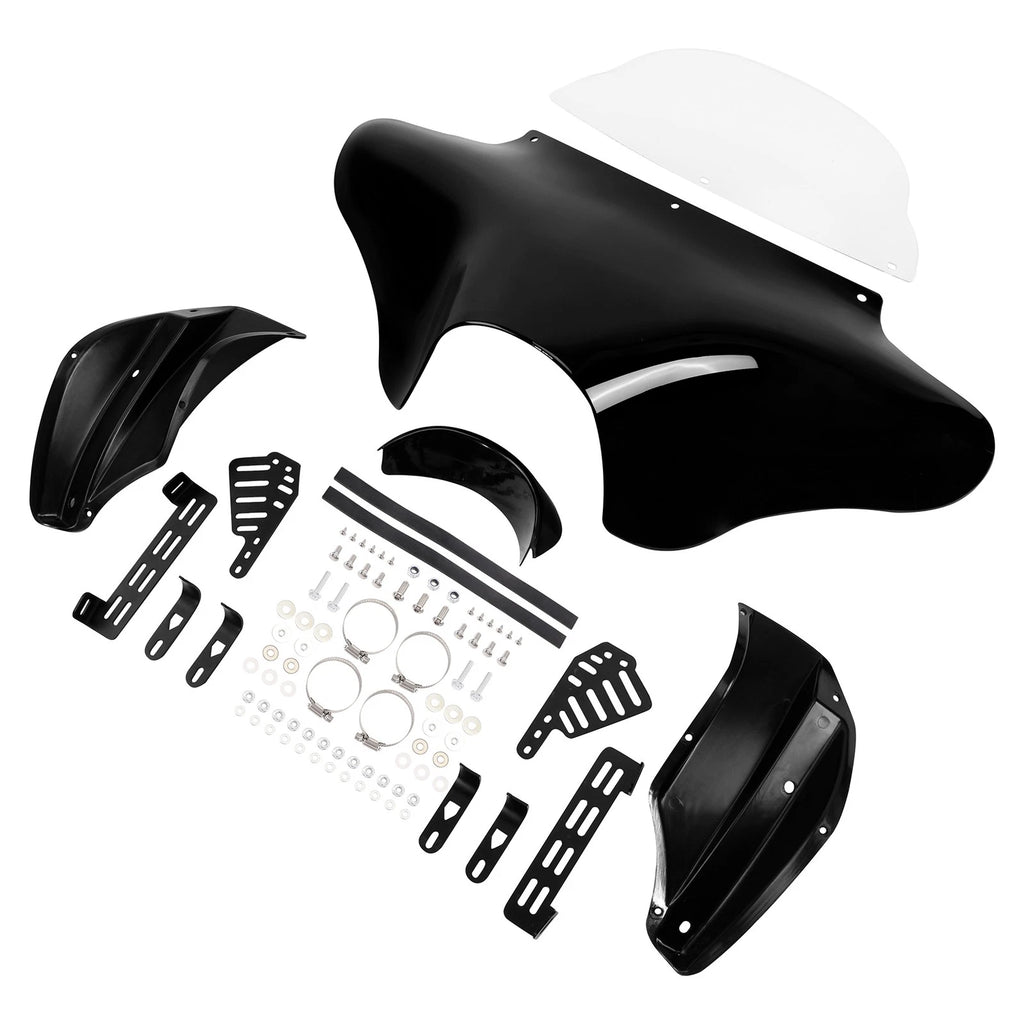 Batwing Fairing Windscreen & Hardware Kit for Harley Touring Softail (2000–2023)