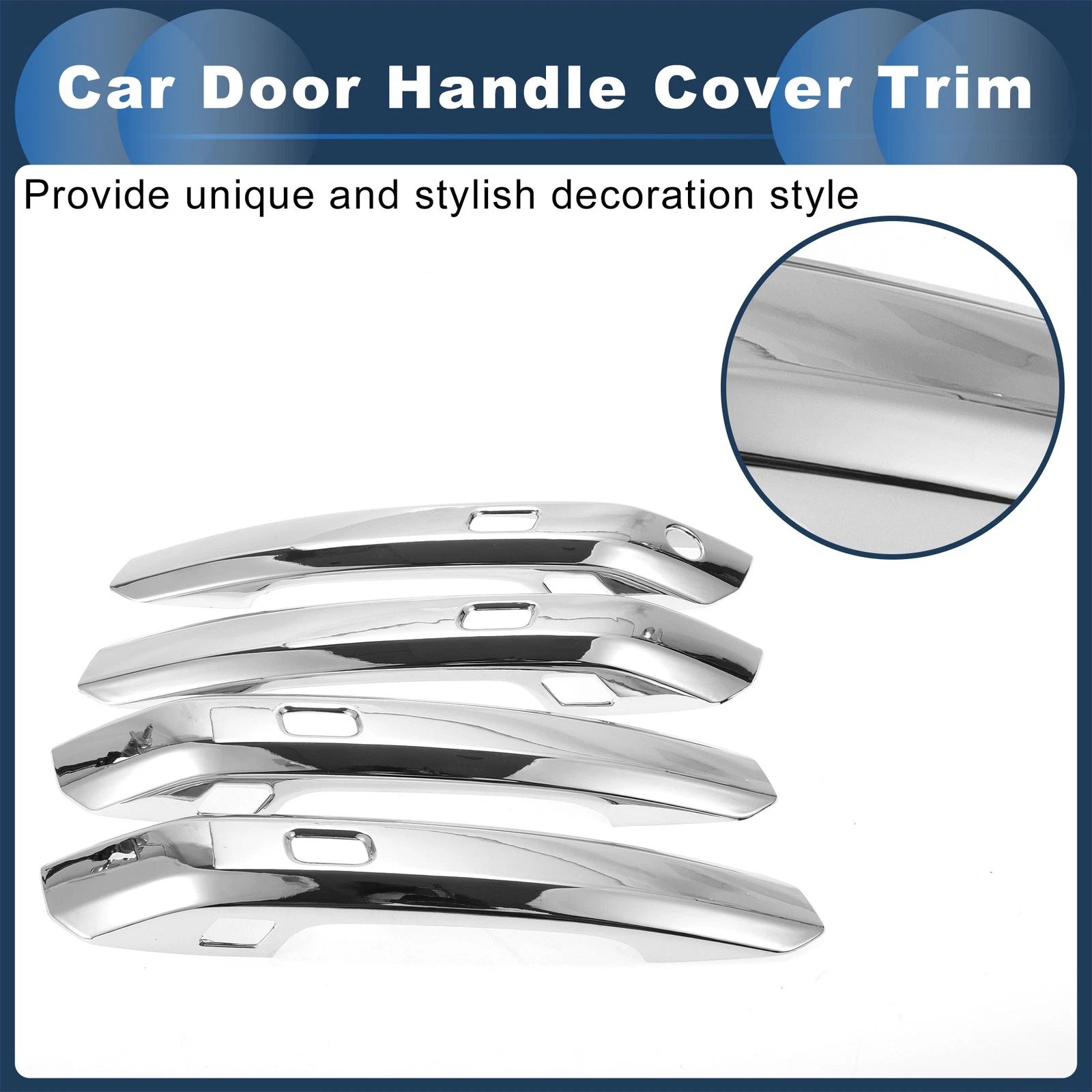Door Handle Cover Trim Side Door Handle Replacement for Audi Q5 (2018–2019)