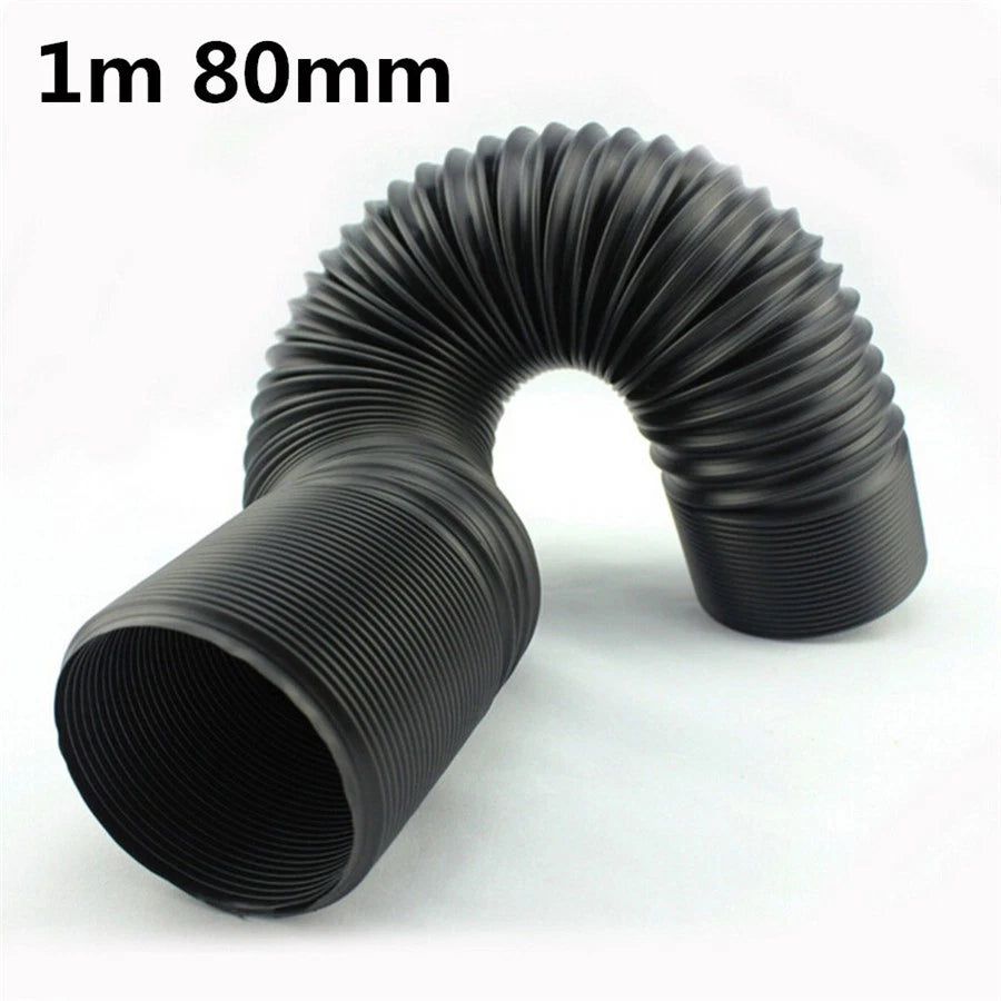 1Pcs 80mm Flexible Cold Air Intake Duct for Universal Applications