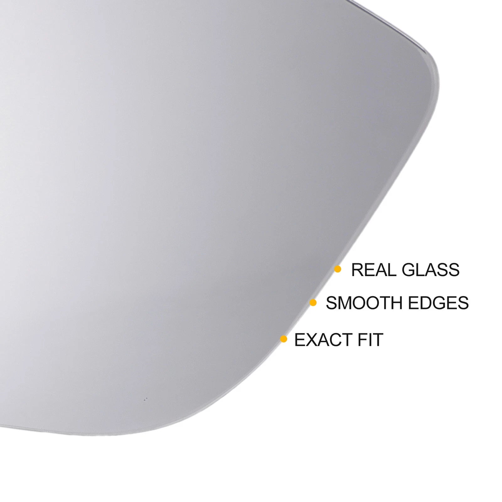 Right Side Heated White Mirror Glass for SEAT Ateca (2016–2022)