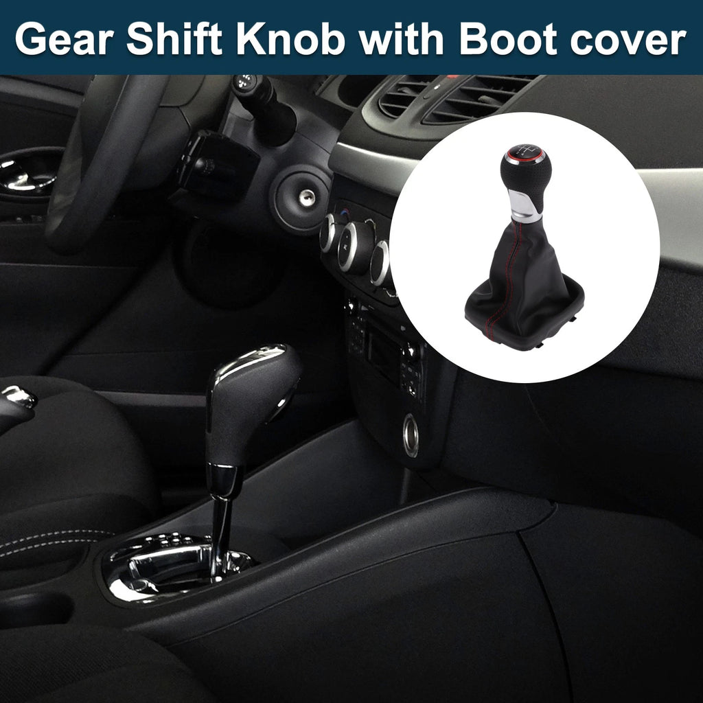 Gear Shift Knob with Boot Dust Cover Replacement for Audi A3 S3 8P (2003–2013)
