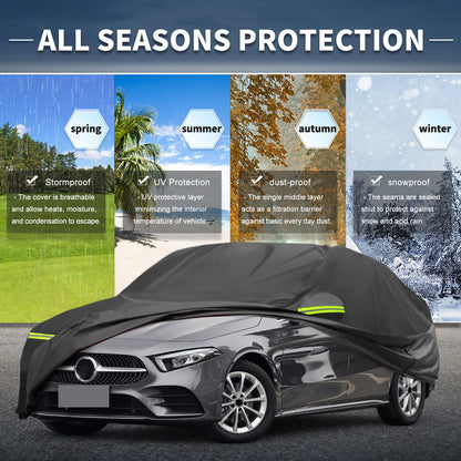 Waterproof Car Cover with Zipper for Mercedes-Benz A-Class W177 (2018–2024)