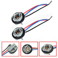 1157 LED Stop Brake Turn Light Bulb Socket Harness for Universal