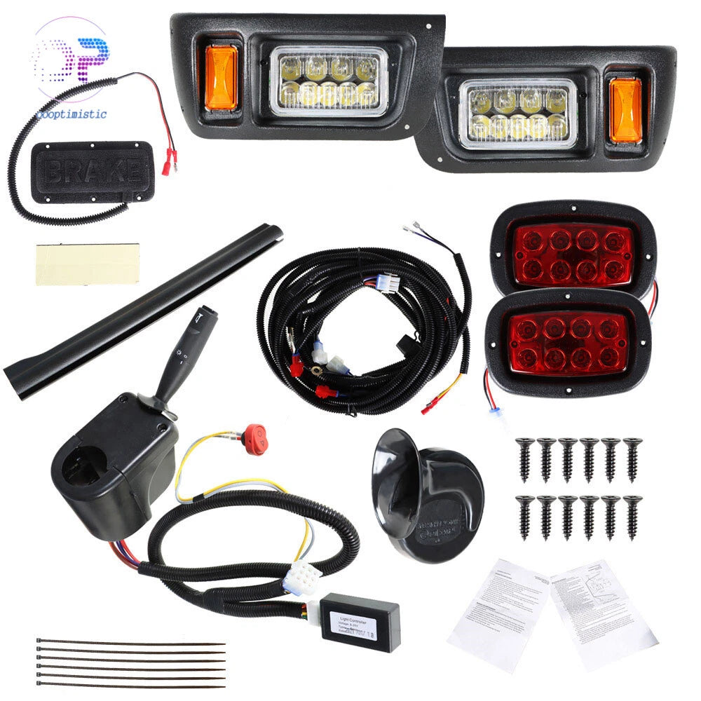 LED Headlight Tail Light Kit for Club Car DS (1994–Present)