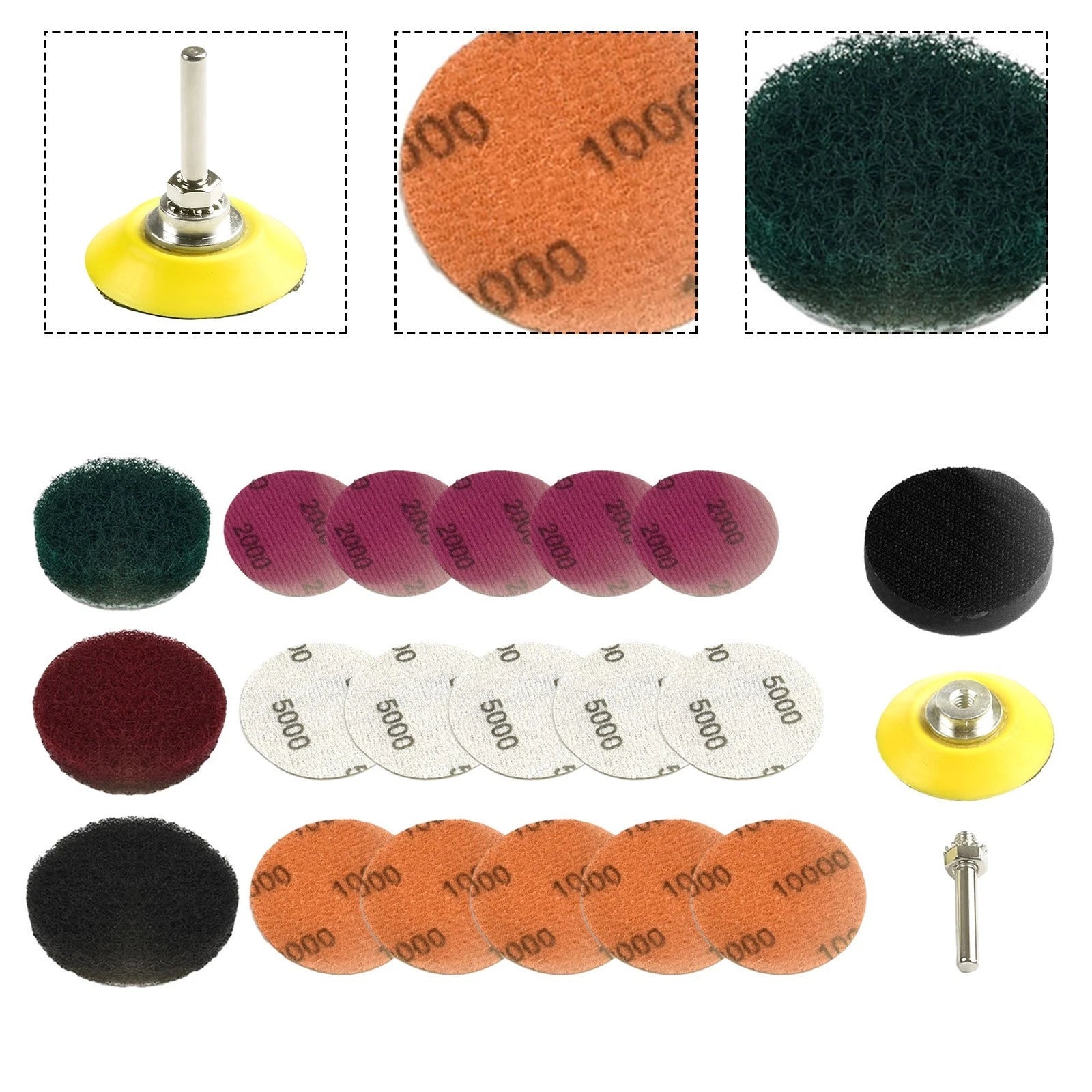 Headlight Restoration Scouring Pad DIY Kit for All Vehicles (Universal)