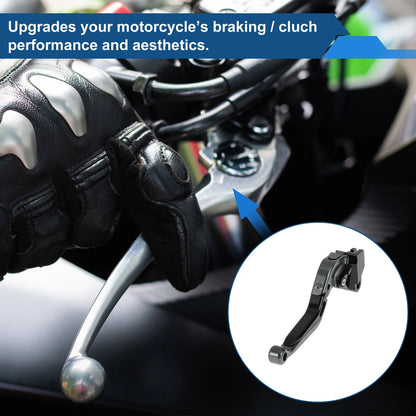 Adjustable Brake Clutch Lever for Kawasaki ER-5 (2004–2005) Titanium Black