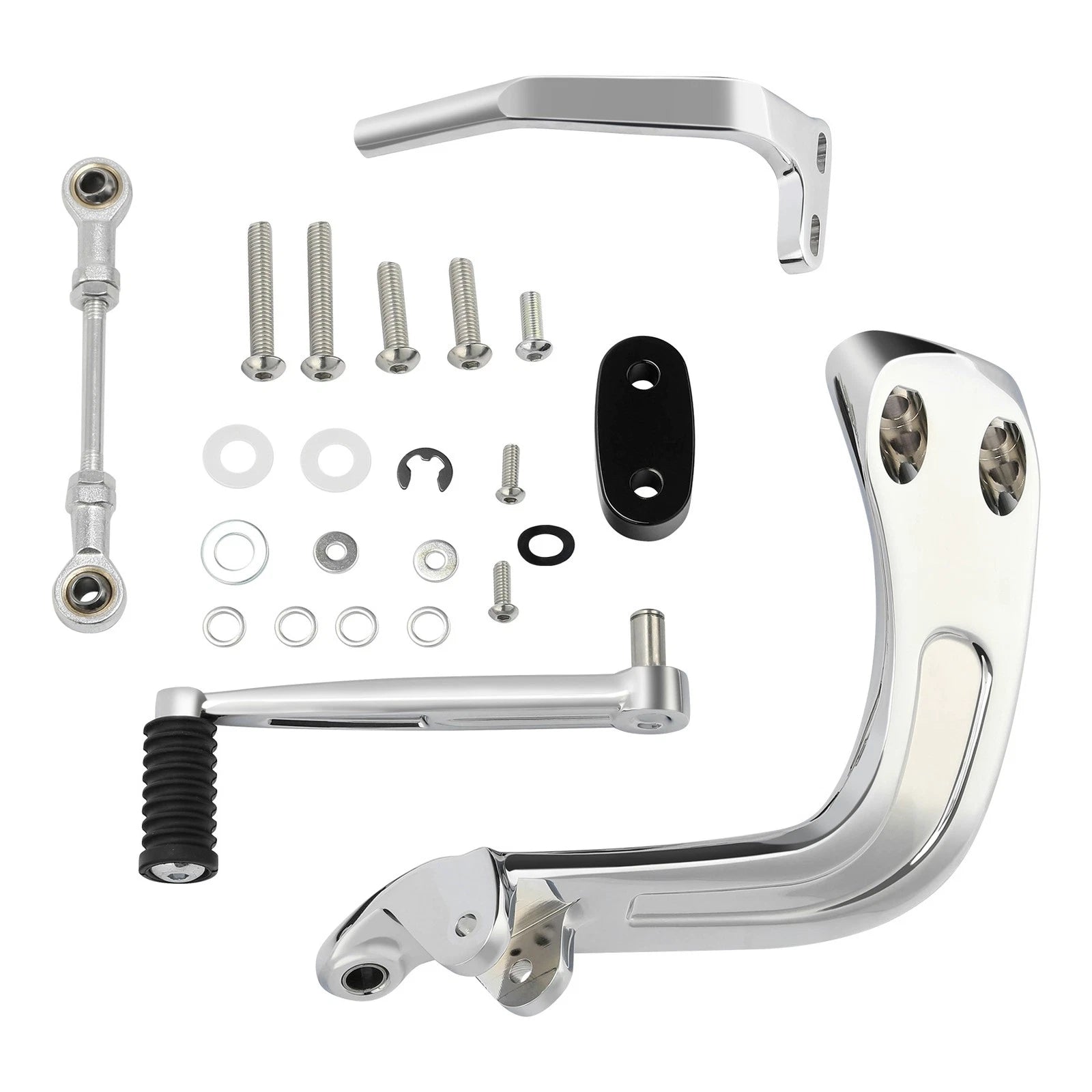 Mid-Controls Shift & Brake Side Kit for Harley Fat Bob FXFB (2018–2025) Chrome