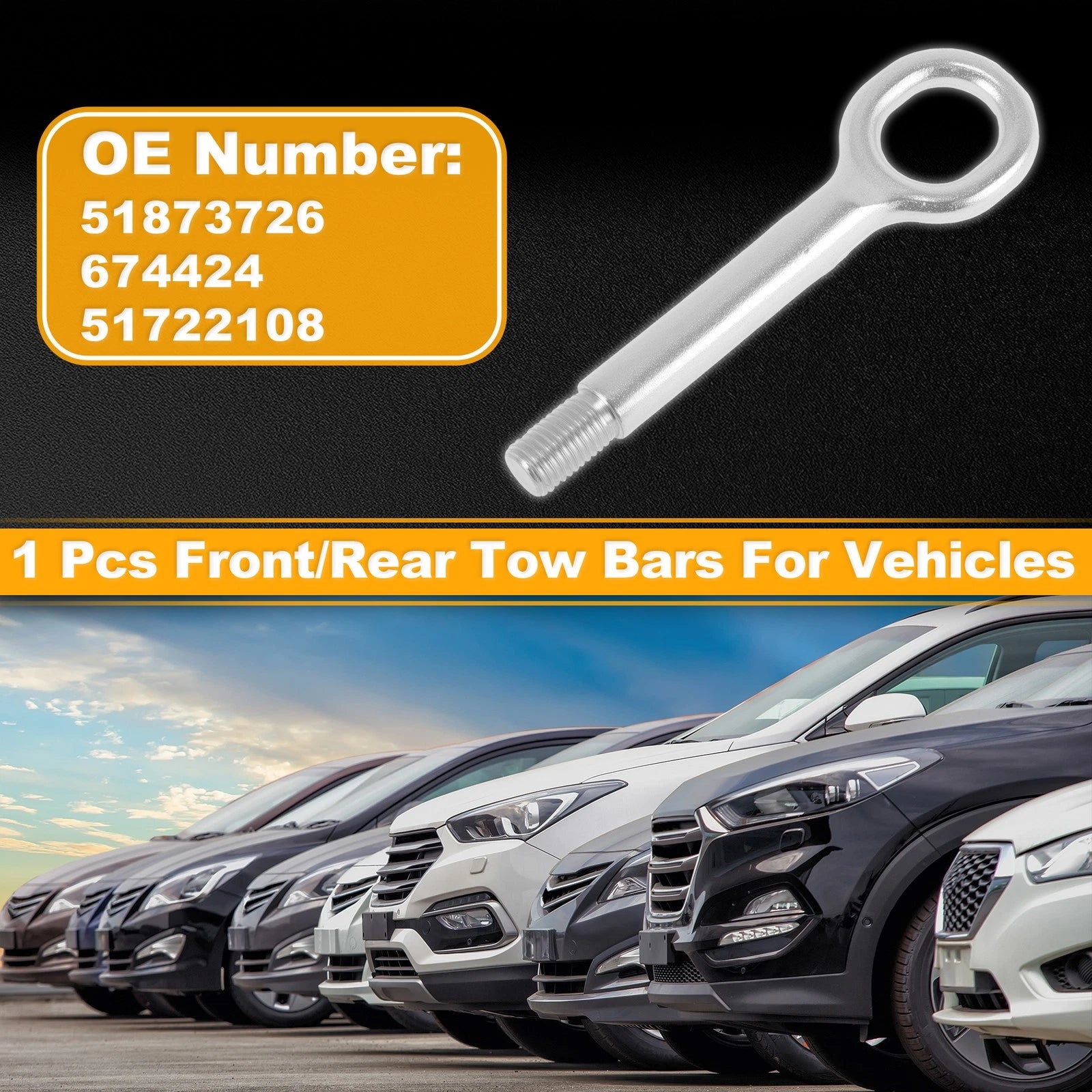 Tow Bars for Citroen Nemo (2008–2017) - Front/Rear Tow Hook Metal
