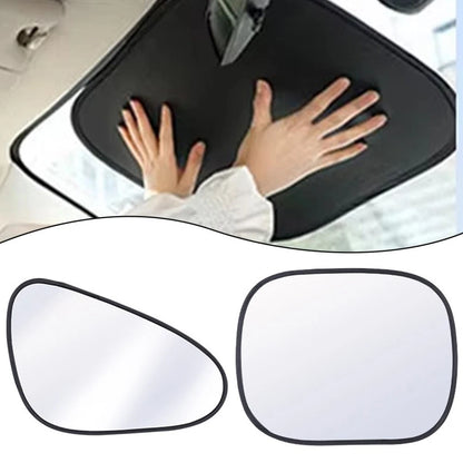 Foldable Sun Shade for Car Windows (Electrostatic, UV Protection)