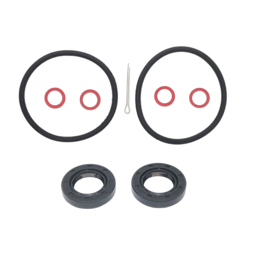 Lower Gearcase Oil Seal Kit 2X 93101-20M07 90430-08003 for Yamaha 2-Str 20-30 HP