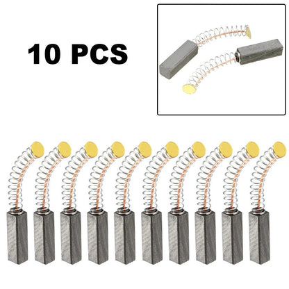 Carbon Brushes for Electric Motors (20x6x6mm, Spring Length 30mm)